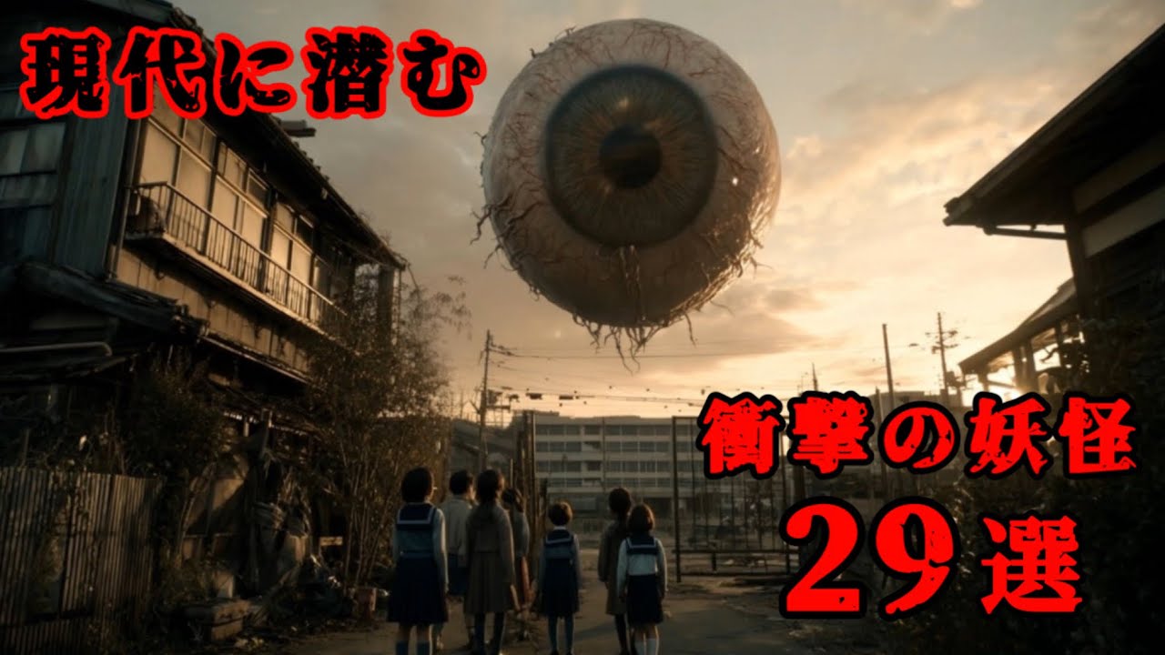 【閲覧注意】あなたの町にも&hellip;現代妖怪29選(リアル映像)