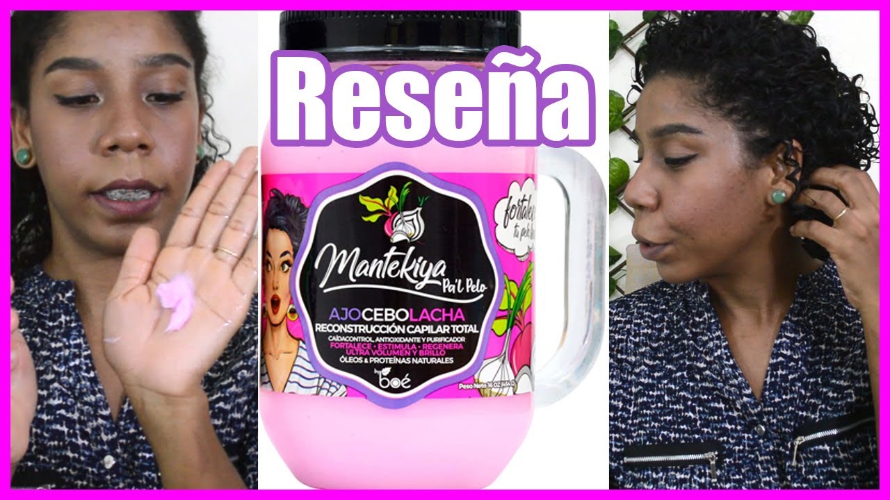 Reseña de Mantequilla Pa’l Pelo AJOCEBOLACHA Reconstrucción Capilar Total en Cabello Rizado