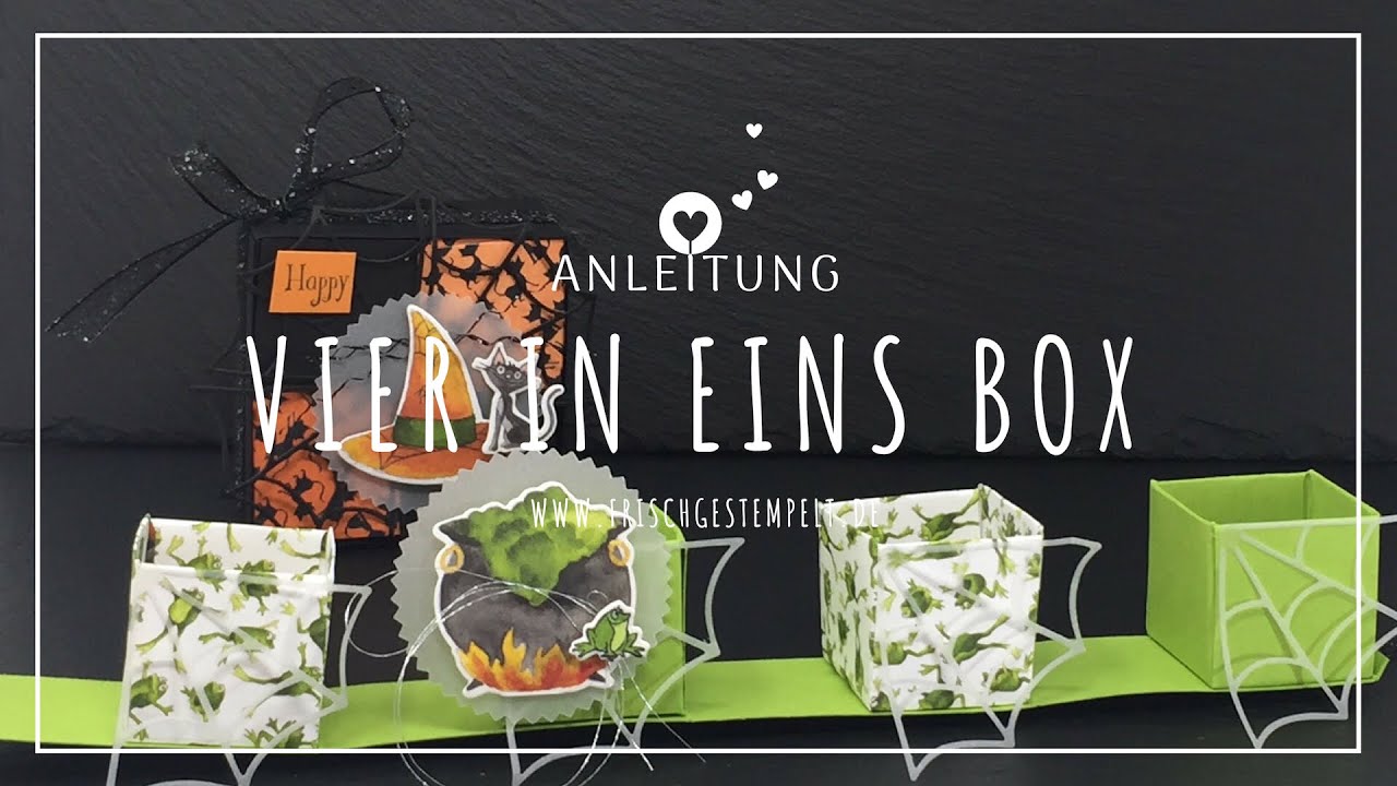 Halloween-Box Vier in Eins 🎃 Wie verhext 🎃 Cauldron Bubble 🎃 Stampin' Up!