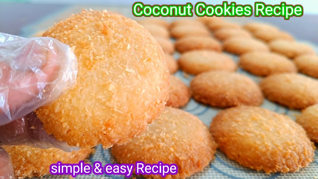 How to make coconut cookies |   Bakery biscuit recipe #biscuit