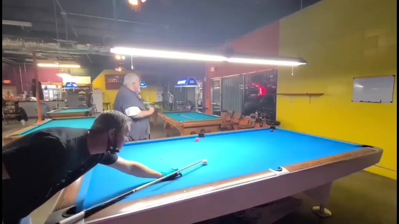 Golf on a 10ft Brunswick snooker table