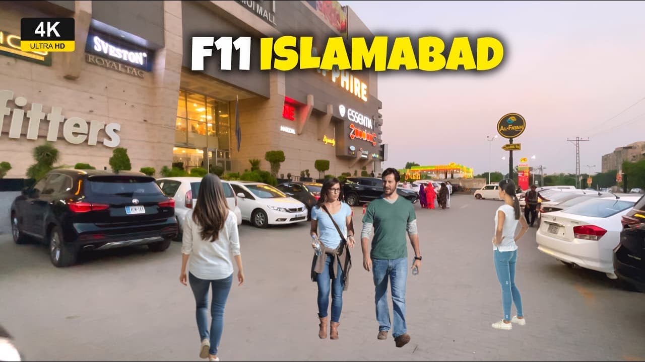 F-11 Markaz Islamabad Walking Tour 2025 | Silent Real Street Life Pakistan