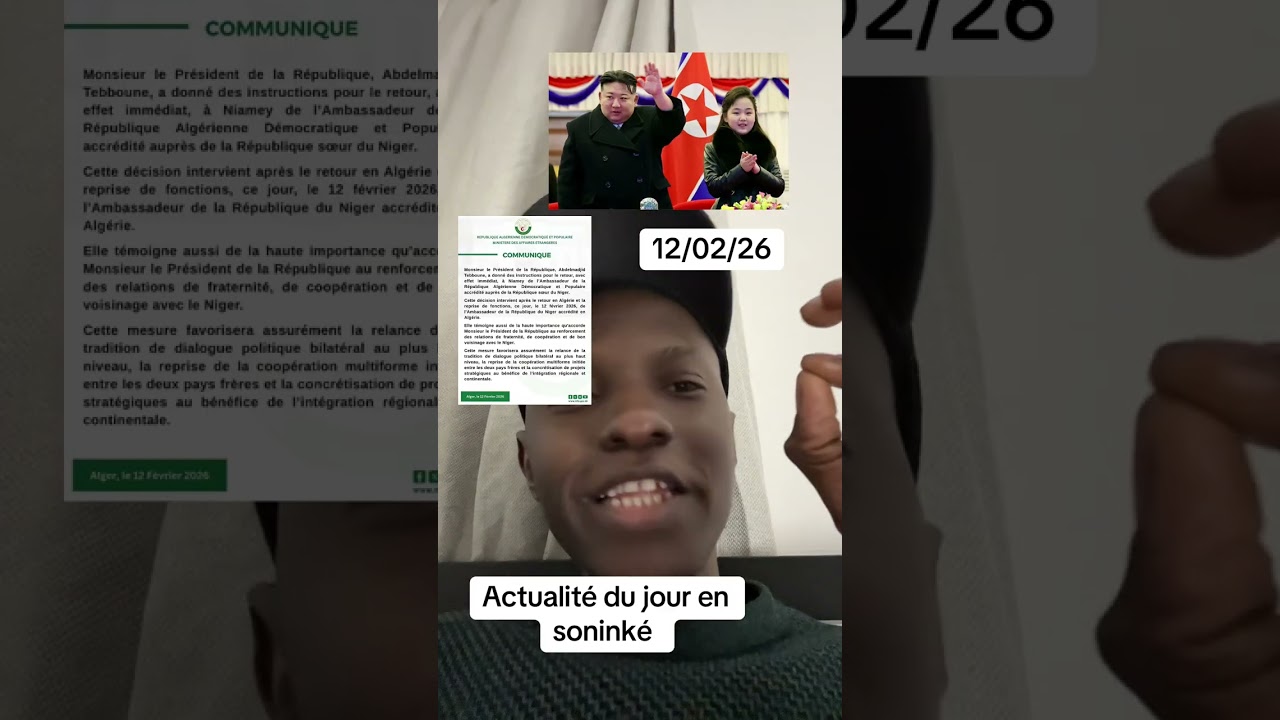 Actualité du jour 