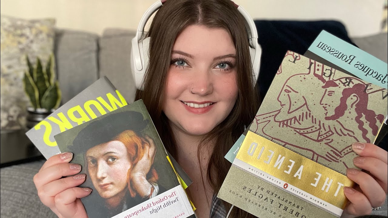 ASMR | Books I Bought as a Fourth Year English Major📖 | Page Flipping, Book Tapping, Rambles