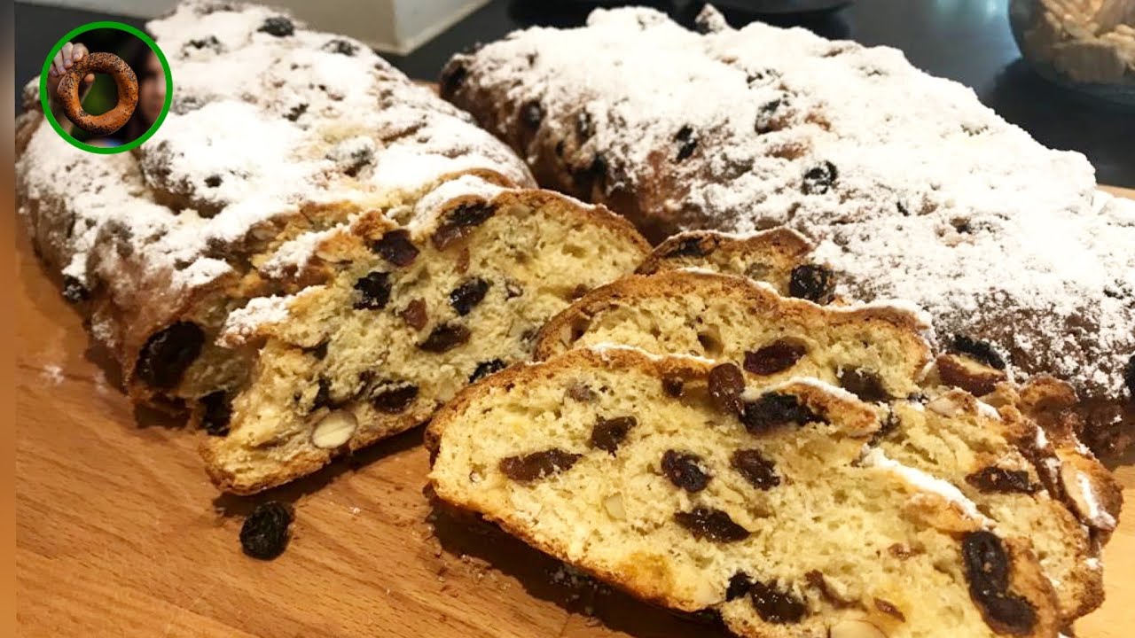 Schneller Christstollen | Weihnachtsstollen Rezept | Stollen selber backen