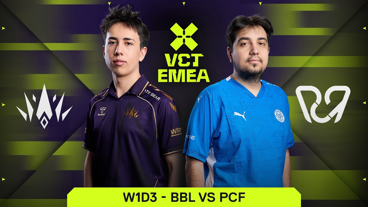 [FR] BBL vs PCF | VCT EMEA 2026 STAGE 1 | W1D3