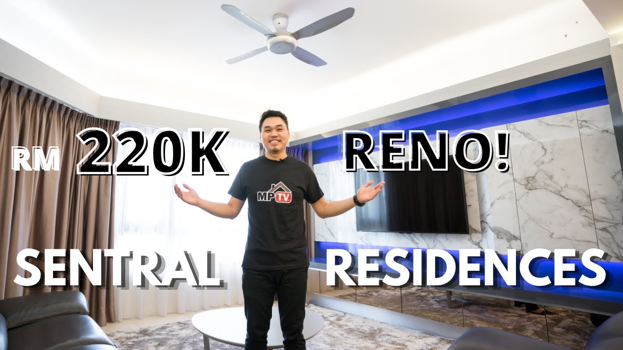 The Sentral Residences @ KL Sentral 3+1 Room with RM220k Interior renovation | Sky Infinity Pool