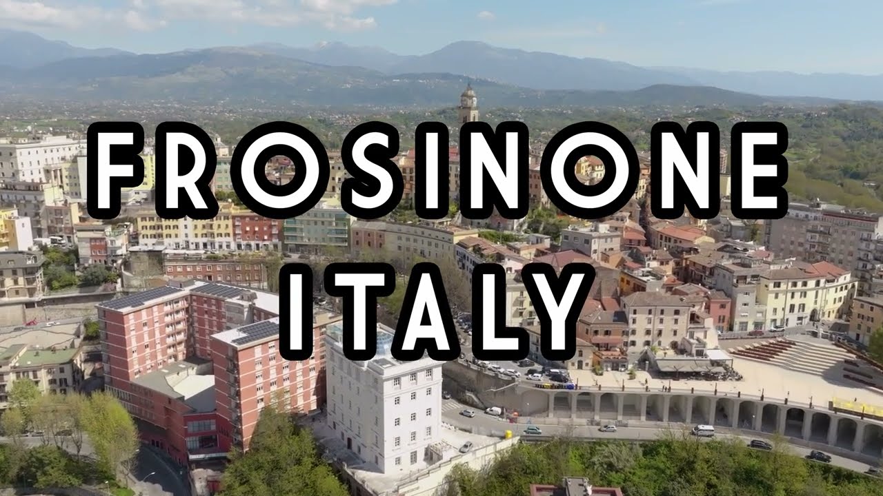 Frosinone by drone 🏘️ The Heart of Ciociaria | Aerial stock footage