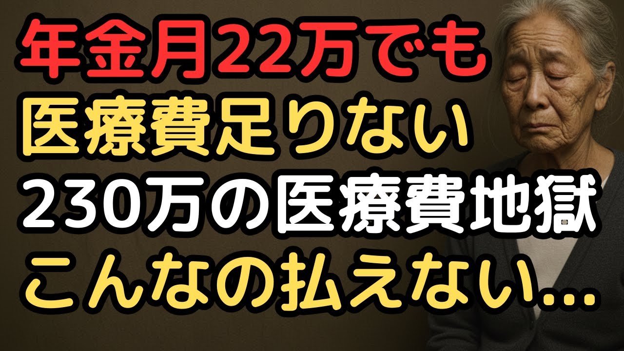 年金月22万円では払えない、70代夫婦の「老後の医療費地獄」...白内障手術52万円、入れ歯治療68万円、膝の手術110万円