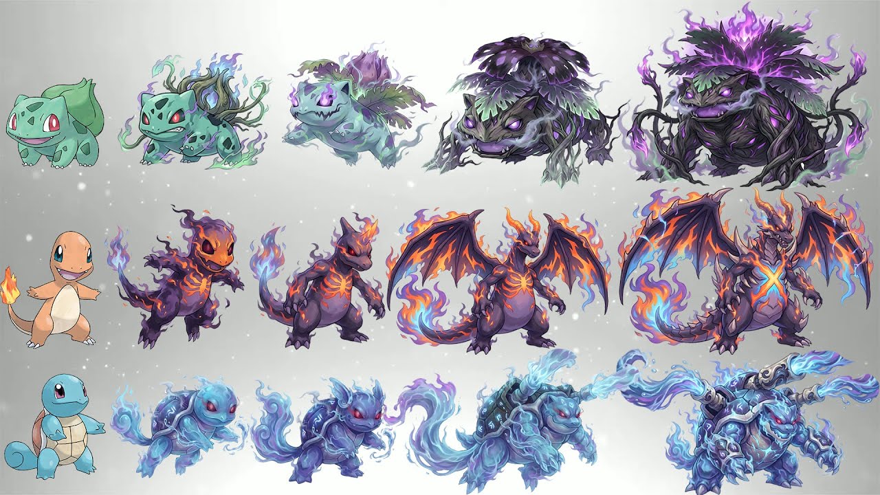 I Turned Bulbasaur, Charmander, and Squirtle into GHOSTS!