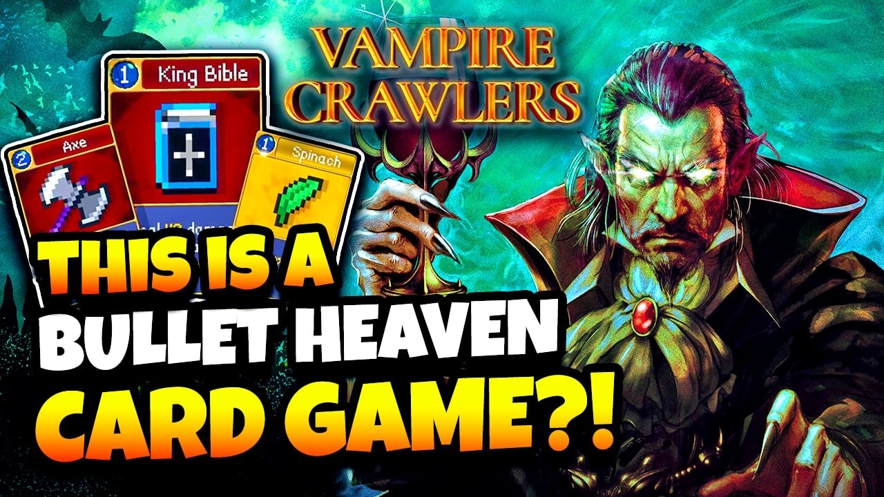 Vampire Survivors IS NOW A CARD GAME! | Vampire Crawlers