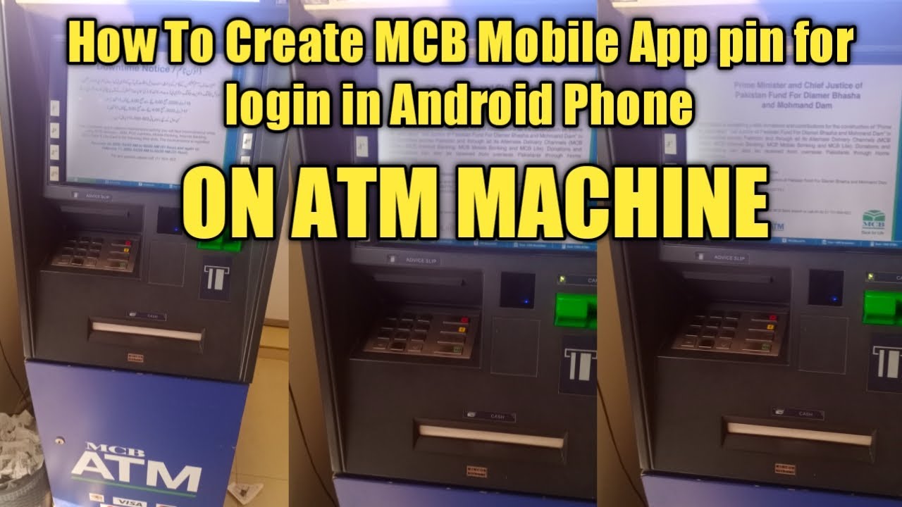 How to Create mcb mobile app pin and login on android phone/ Allied bank,Habib bank