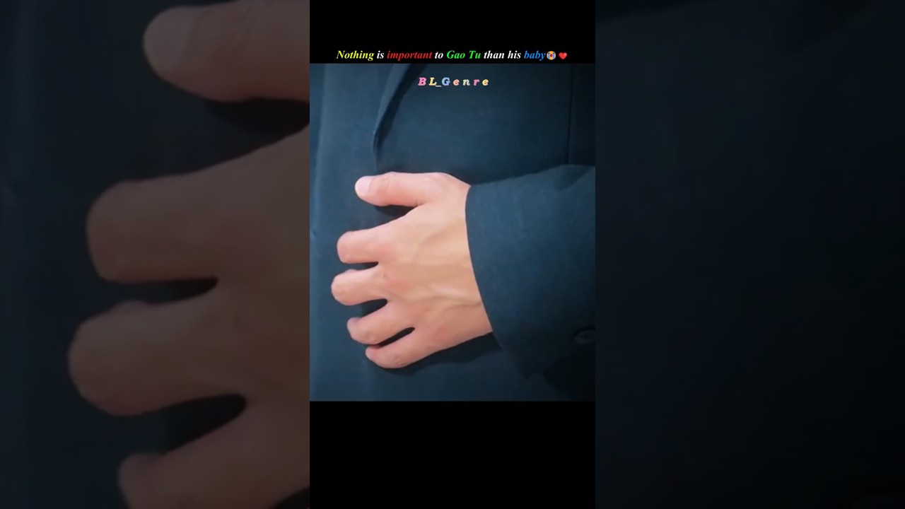 GaoTu is placing his hand on his tummy, feeling Lele🥹🫃#desiretheseries #omega #alpha #omegaverse #bl
