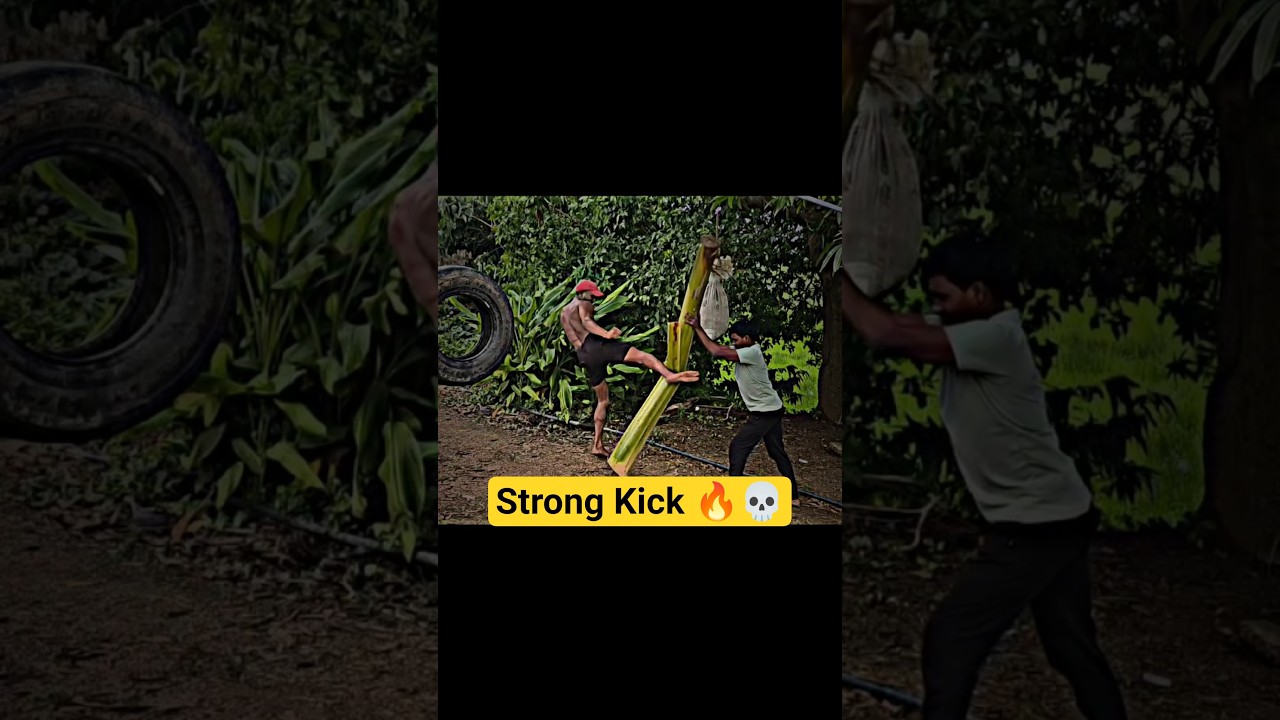 Strong Kicks Training 🔥#power #mma #ufc #viral #trending #trand #shrots #fitness #home #reels
