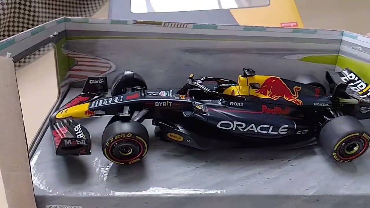 Mở hộp F1 Redbull RB19 1:24 Rastar – Unboxing F1 Redbull RB19 1:24 Rastar.