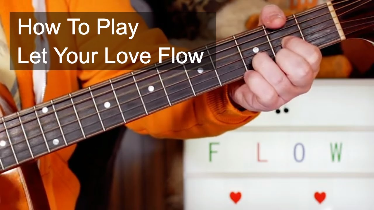 'Let Your Love Flow' Bellamy Brothers Easy Acoustic Guitar Lesson