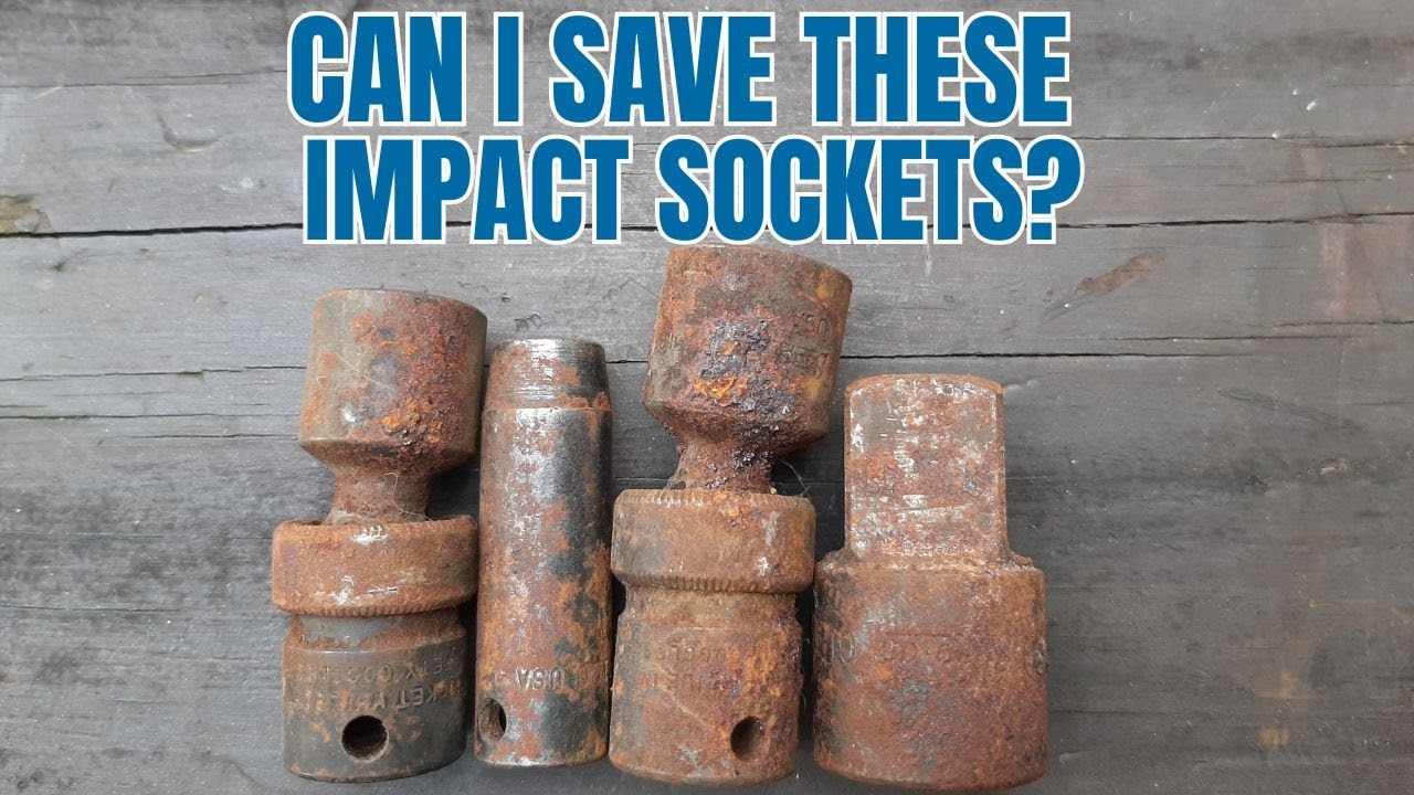 Can I Rescue These RUSTY Snap-on Impact Sockets?