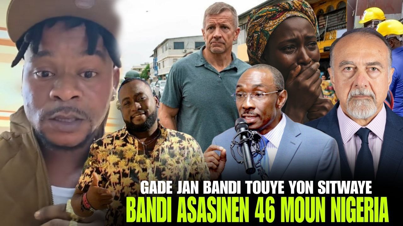 Bandi yo fè Gwo Krim Mibalè, Bandi touye 46 moun Nigeria, Eric Prince blofe Haiti, Etazini pa mele