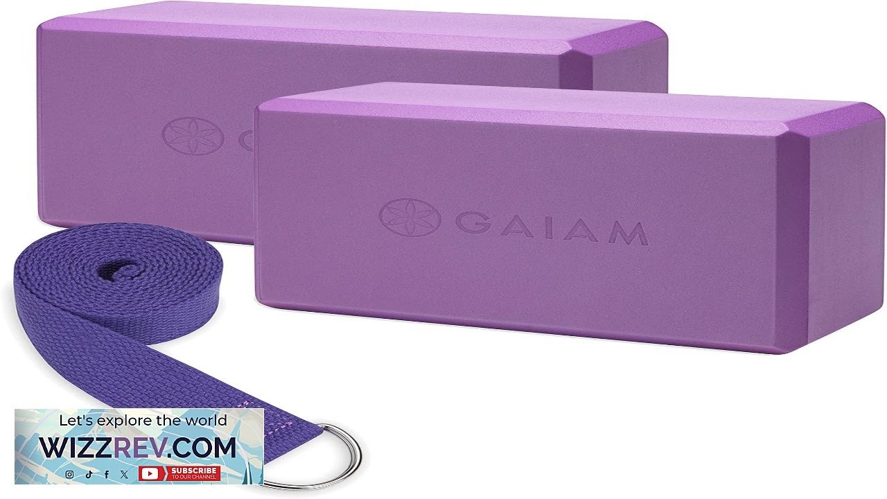 Gaiam Yoga Block & Yoga Strap Combo Set Yoga Block Review