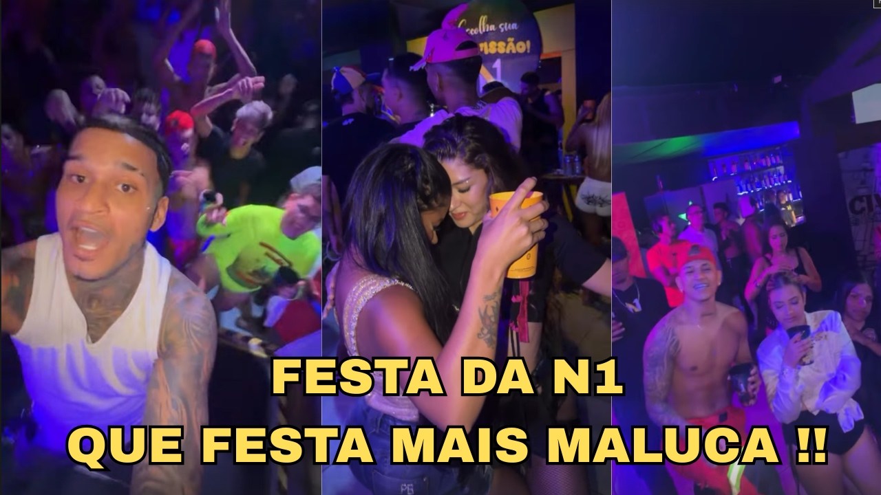 QUE FESTA MALUCA 😱🔥!!! OLHA O QUE ACONTENCEU NA FESTA MAIS MALUCA DA N1 INFLUENCER🔥!!!