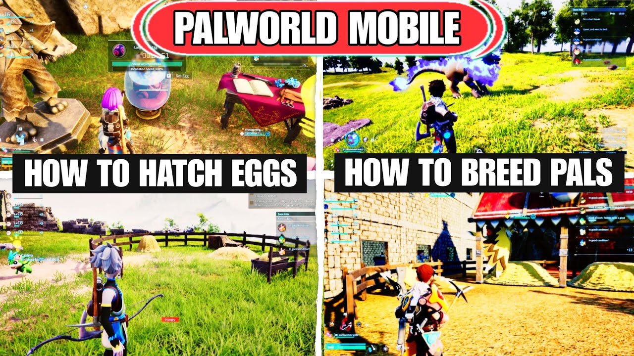 Palworld Mobile: Как вылуплять яйца и разводить друзей (полное руководство)