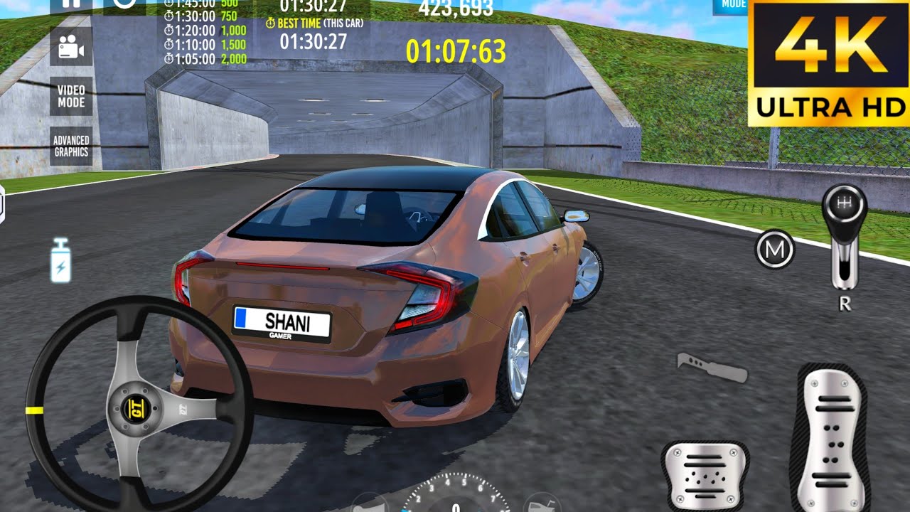 Car Parking 3D: Online Drift 2026 - Honda Civic Car - Race Track - City Car Drive Android Gameplay 