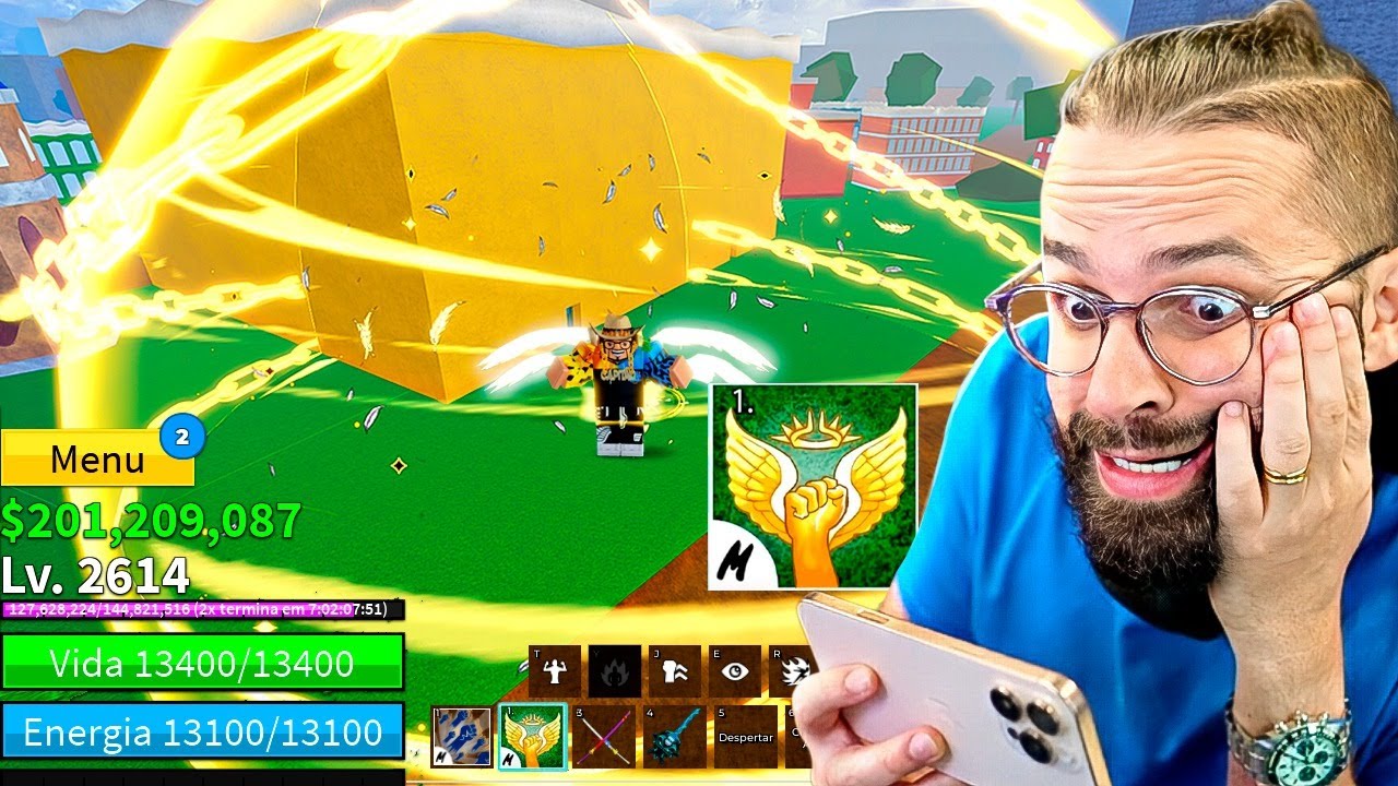 PEGUEI O NOVO ITEM RARO SECRETO ANTES DE TODO MUNDO no Blox Fruits!