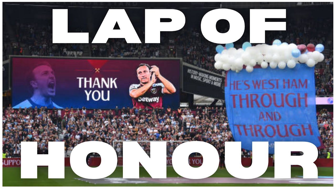 MARK NOBLE LAP OF HONOUR | MR WEST HAM | FAREWELL NOBLE