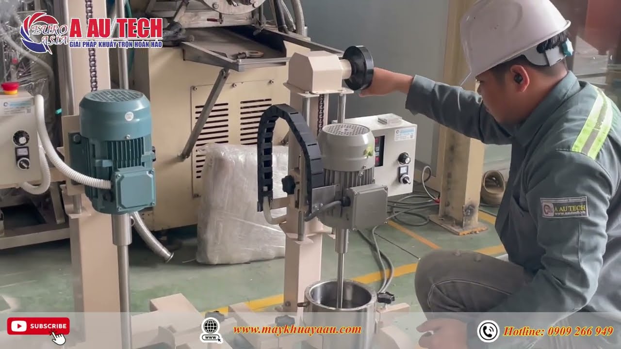 Vận hành máy khuấy thí nghiệm 1- 5 lít - Lh 0909 266 949 Á Âu
