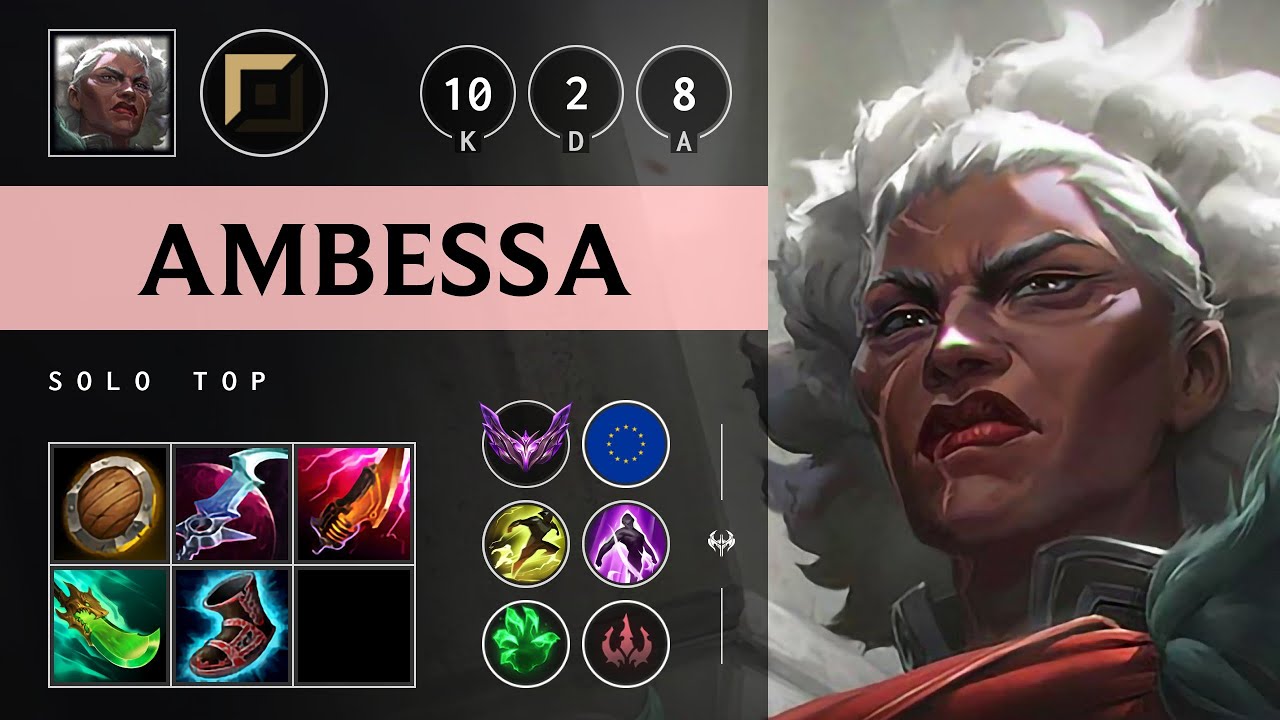 Ambessa Top vs Karma: Godlike - EUW Master Patch 25.S1.1