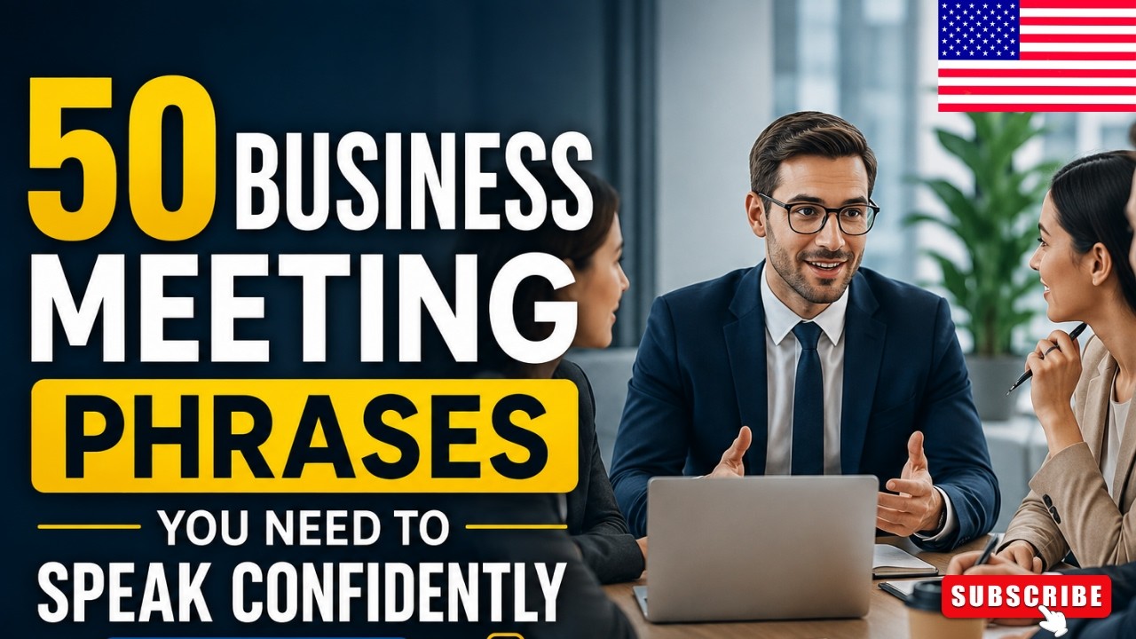 50 Business Meeting Phrases You Need to Speak Confidently at Work | Business Podcast (B2&ndash;C1)