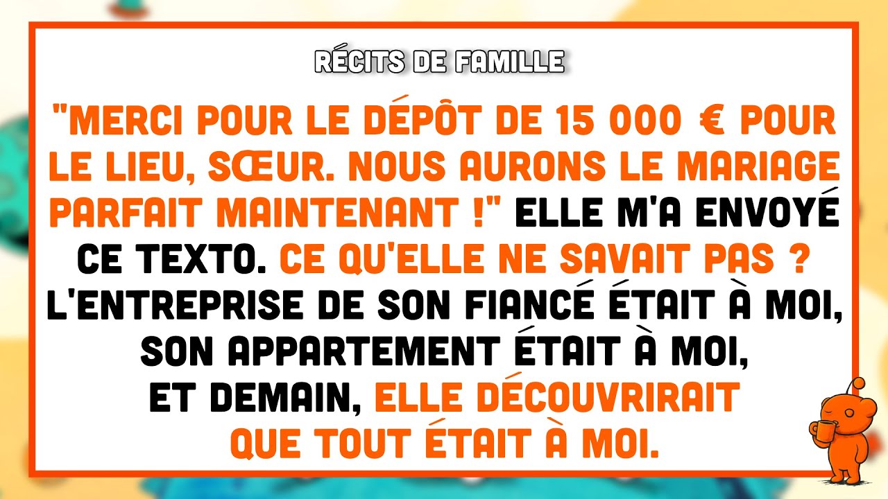 Ma sœur a volé mon dépôt pour le lieu de mon mariage — puis j'ai volé son avenir entier.