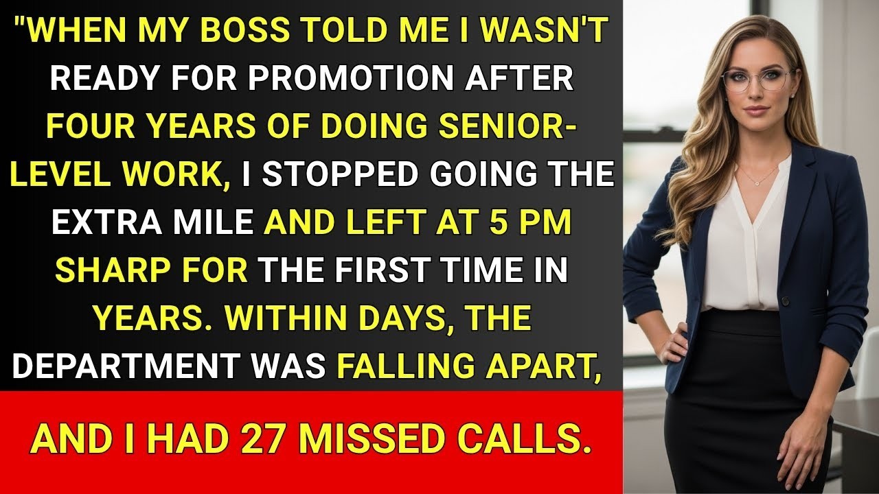 You’re Not Ready,’ He Said — So I Stopped Doing Everyone Else’s Job