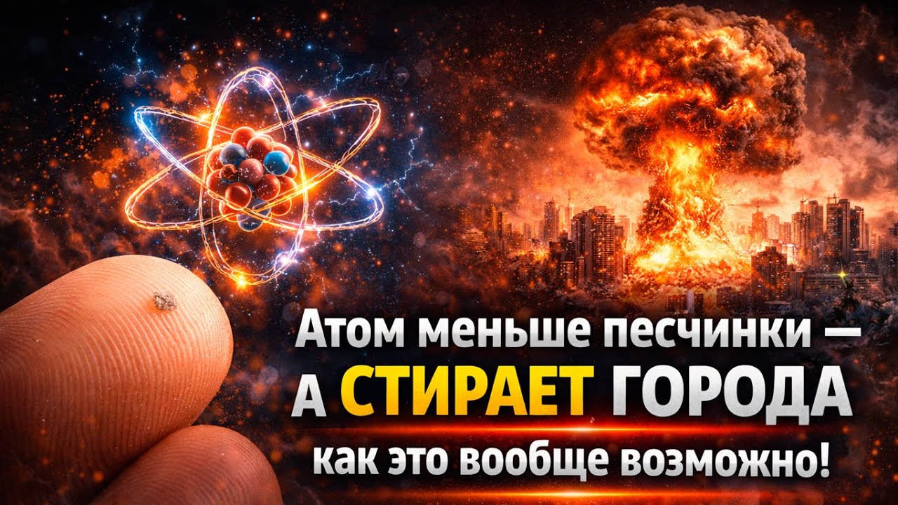 Атом меньше песчинки — а СТИРАЕТ ГОРОДА как это вообще возможно!