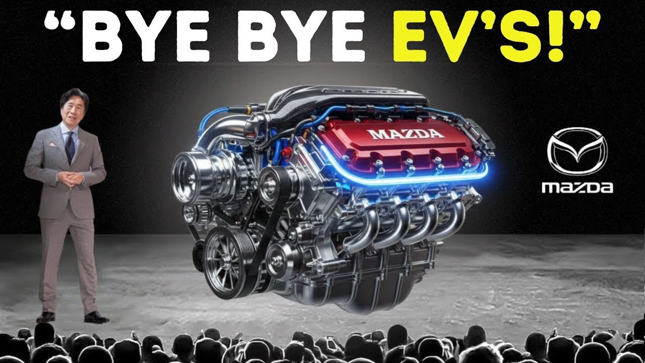 Mazda CEO Drops Bombshell: Our New Rotary Engine Will Destroy the Electric Vehicle Industry!