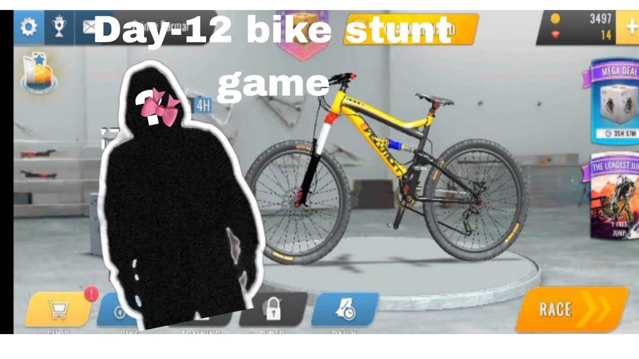 Day-12 bike stunt game ❤️