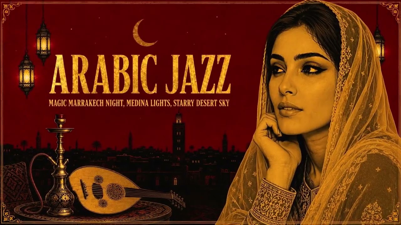 [1 HOUR] Arabic Jazz &mdash; Smooth Oud & Qanun | Magic Marrakech Night