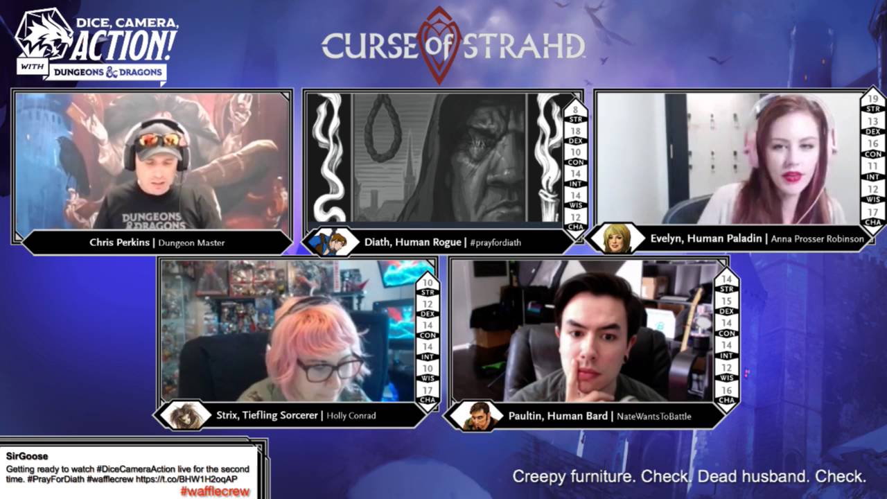 Episode 8 - Dice, Camera, Action with Dungeons & Dragons