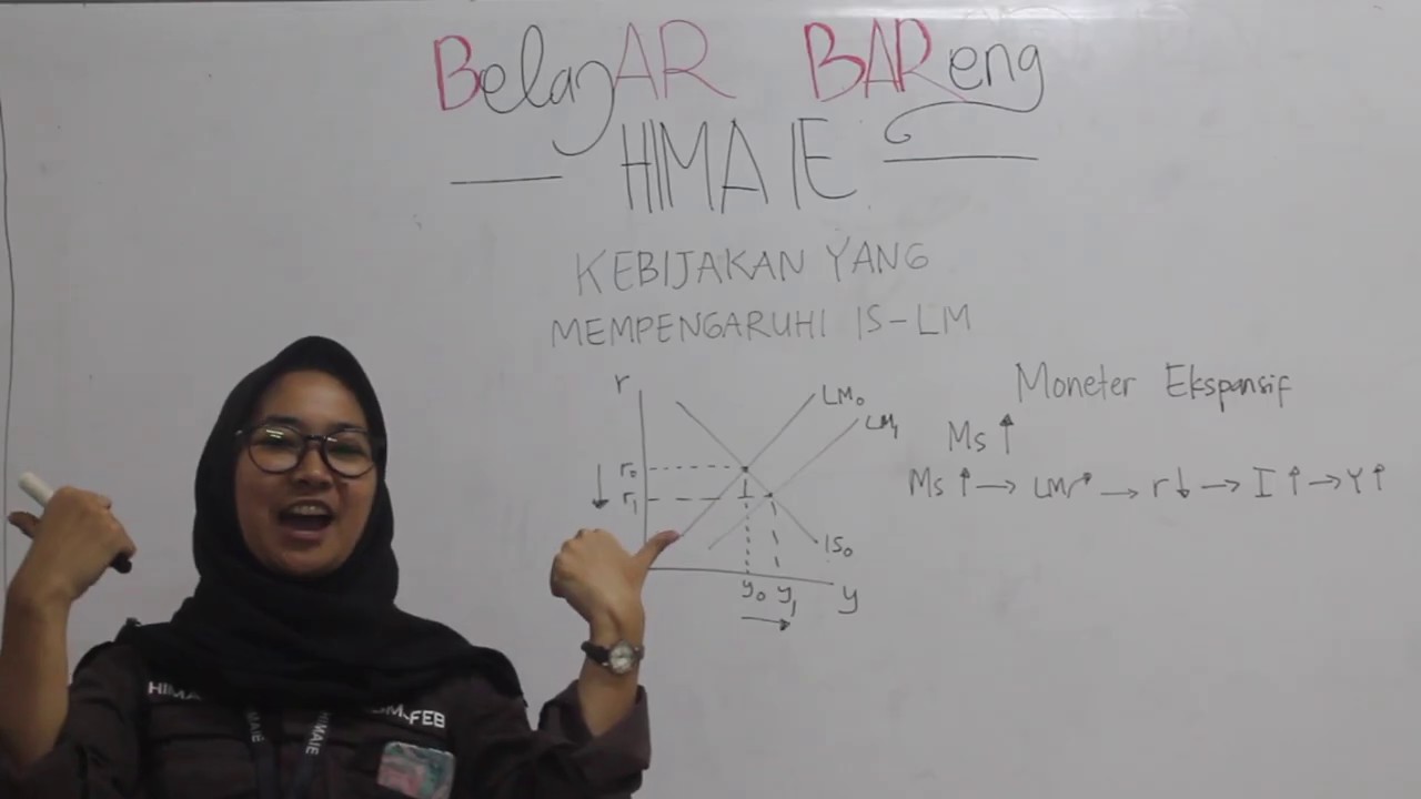 HIMA IE BAR-BAR I Kebijakan yang Mempengaruhi Kurva IS dan LM