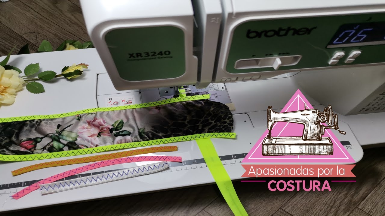 TRUCOS DE COSTURA PARA PRINCIPIANTE, PEGADO DE SESGO ELASTICO #apasionadasporlacostura #panty #sesgo