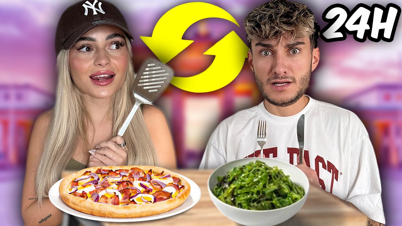 24 STUNDEN ESSEN TAUSCHEN IN BERLIN! - er will ABBRECHEN ..! 