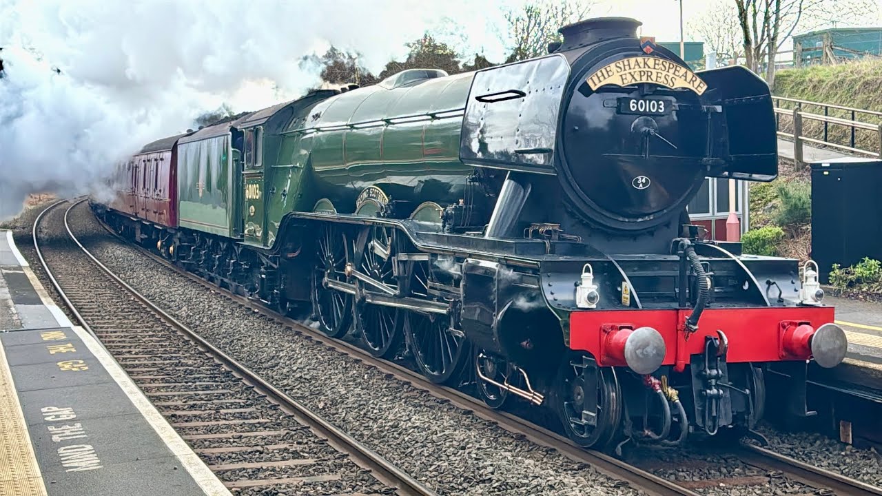 Steam | Flying Scotsman in West Midlands | Feb 2026 #steam #flyingscotsman 