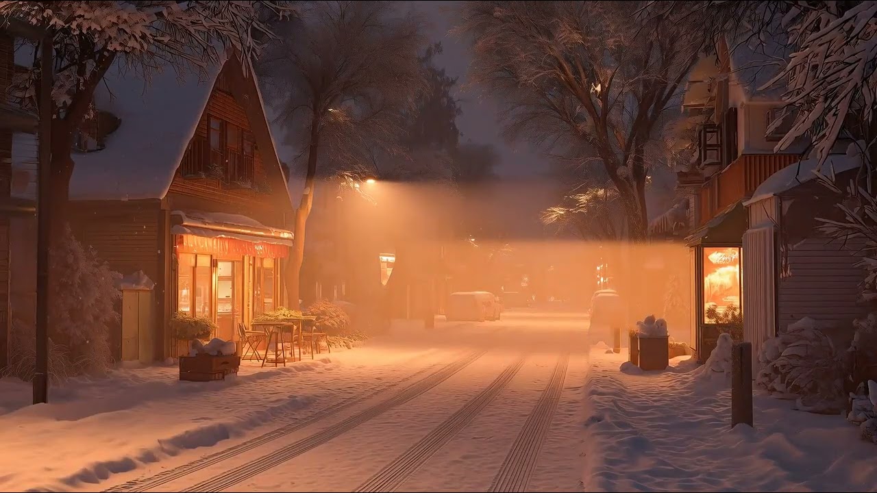 Cozy Winter Jazz Ambience | Warm Vintage Sounds for Tranquility & Comfort