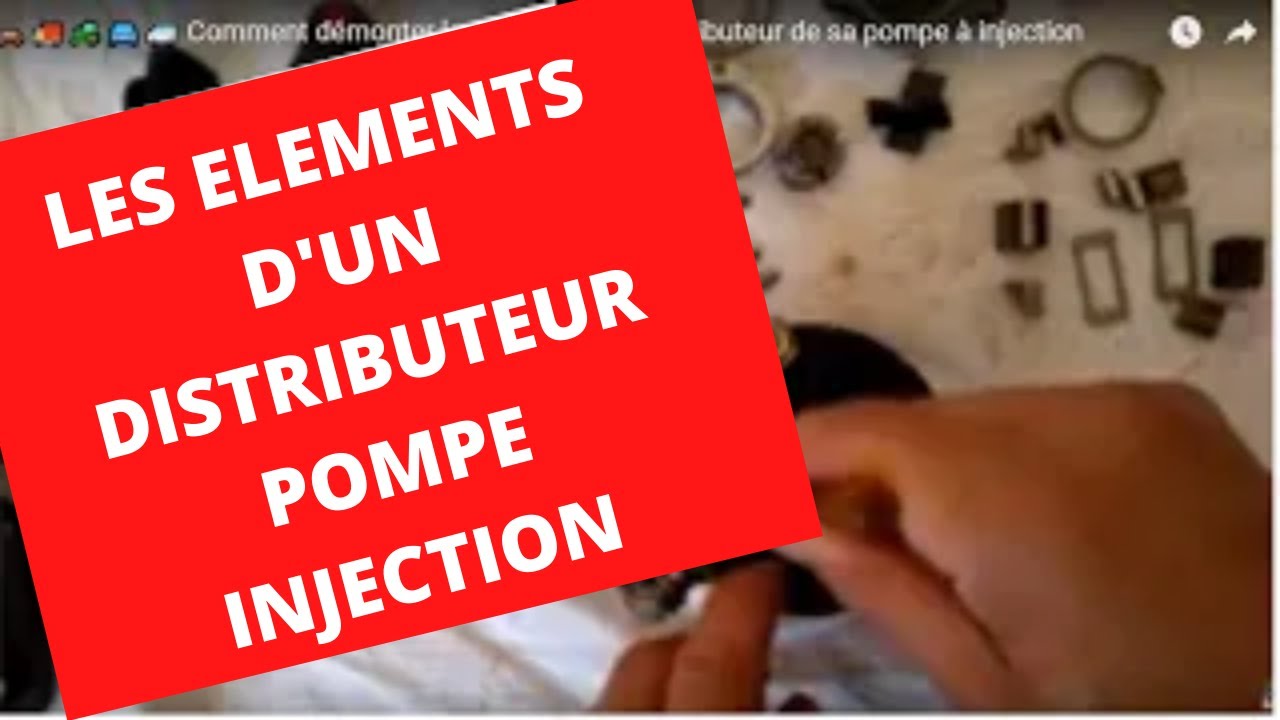 🚙🚗🚚🚜 Comment démonter les éléments de sa pompe à injection/How to disassemble your injection pump