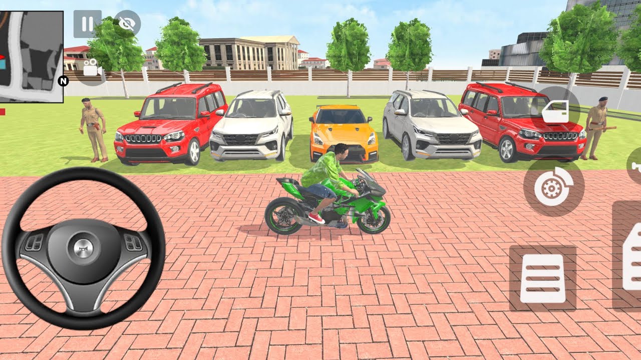 🎮 Franklin order by 2️⃣ Mahindra Scorpio 2️⃣ Fortuner 1️⃣supercar in 🇮🇳 Indian Theft Auto Simulator🎮