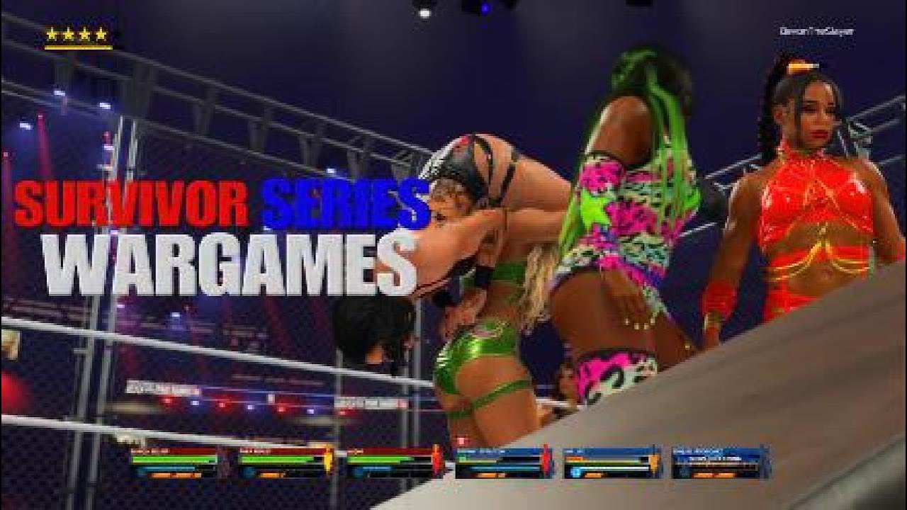 WWE 2K25 SURVIVOR SERIES WARGAMES WOMENS WARGAMES MATCH!!!!!!!!!