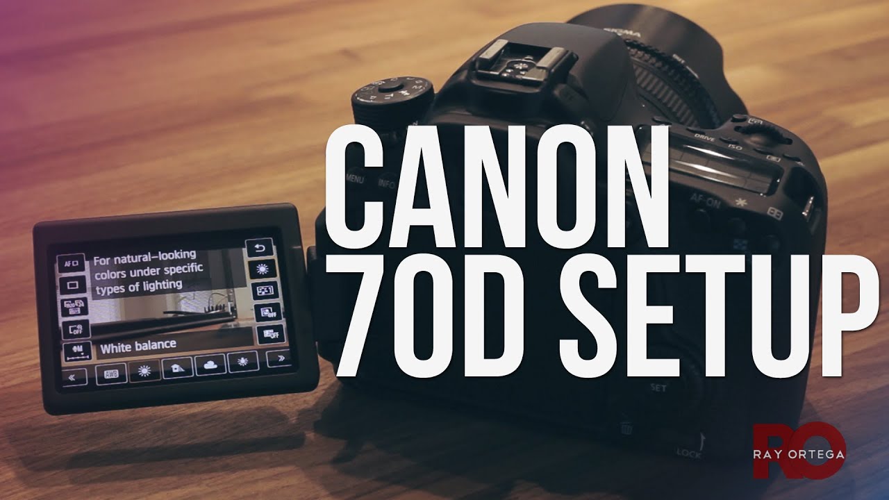 Настройки Canon 70D для высококачественного видео с цифровой зеркальной фотокамеры
