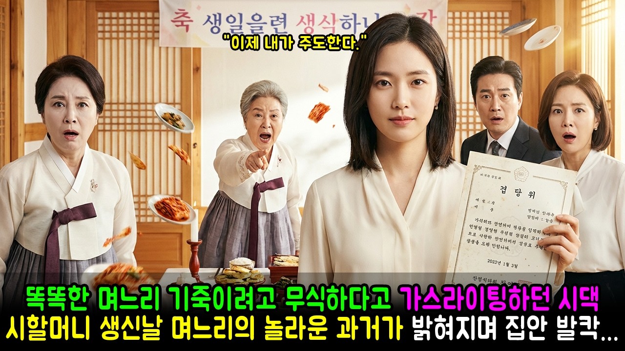 똑똑한 며느리 기죽이려고 무식하다고 가스라이팅하던 시댁, 시할머니 생신날 며느리의 놀라운 과거가 밝혀지며 집안 발칵... | 반전사연 | 감동사연 | 노후사연 | 막장사연