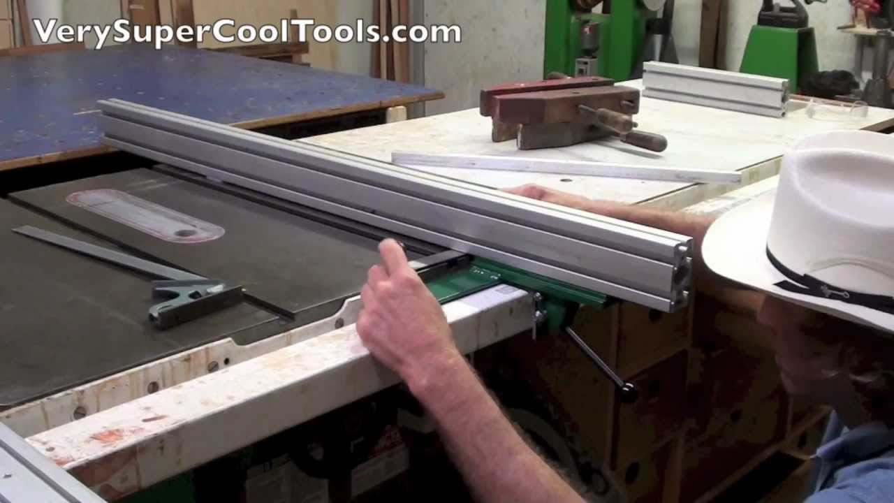How To Square Your Aluminum Extrusion Fence To Your Table Saw
