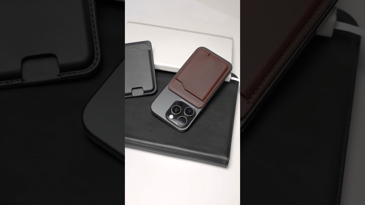 A quick first look at the new leather mag wallets from nomad 💯🤌 #magsafewallet #appleaccessories